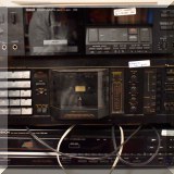 E06. Cassette decks, including Nakamichi RX-505. 